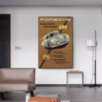 cartel porsche vintage