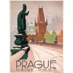 cartel vintage praga