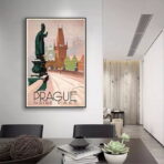 cartel vintage praga
