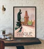 cartel vintage praga