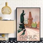cartel vintage praga