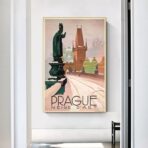 cartel vintage praga