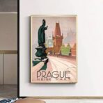 cartel vintage praga
