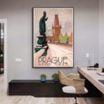 cartel vintage praga