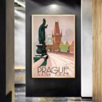 cartel vintage praga
