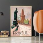 cartel vintage praga