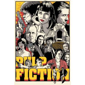 cartel vintage pulp fiction