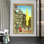 cartel vintage quimper