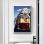 cartel de ferrocarriles vintage