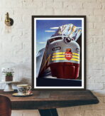 cartel de ferrocarriles vintage