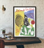 cartel vintage roland garros