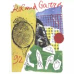 cartel vintage roland garros
