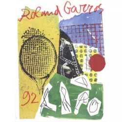 cartel vintage roland garros
