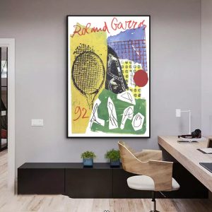 cartel vintage roland garros