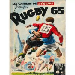 cartel de rugby vintage