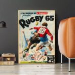 cartel de rugby vintage