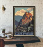 cartel vintage saint etienne