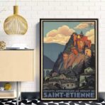 cartel vintage saint etienne