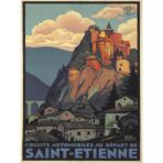 cartel vintage saint etienne