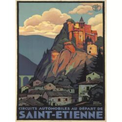 cartel vintage saint etienne