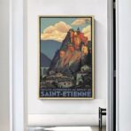 cartel vintage saint etienne