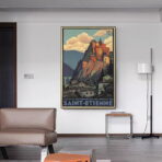 cartel vintage saint etienne