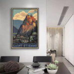 cartel vintage saint etienne