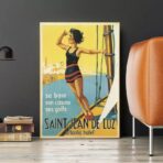 cartel vintage san juan de luz