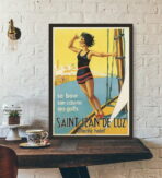 cartel vintage san juan de luz