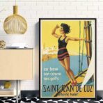 cartel vintage san juan de luz
