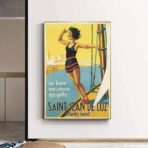 cartel vintage san juan de luz