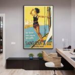 cartel vintage san juan de luz