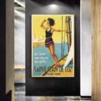 cartel vintage san juan de luz
