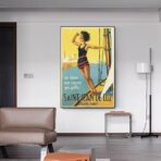 cartel vintage san juan de luz