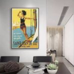 cartel vintage san juan de luz