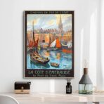 cartel vintage saint malo