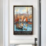 cartel vintage saint malo