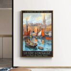 cartel vintage saint malo
