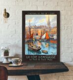 cartel vintage saint malo