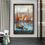 cartel vintage saint malo