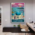 cartel vintage santorini