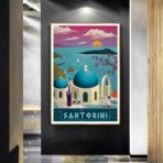 cartel vintage santorini