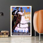 cartel vintage sevilla