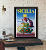 cartel vintage sicilia