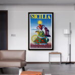 cartel vintage sicilia