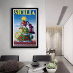 cartel vintage sicilia