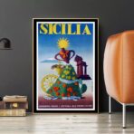 cartel vintage sicilia