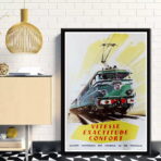 cartel vintage sncf