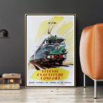cartel vintage sncf