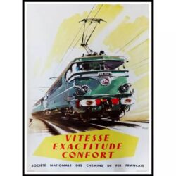 cartel vintage sncf